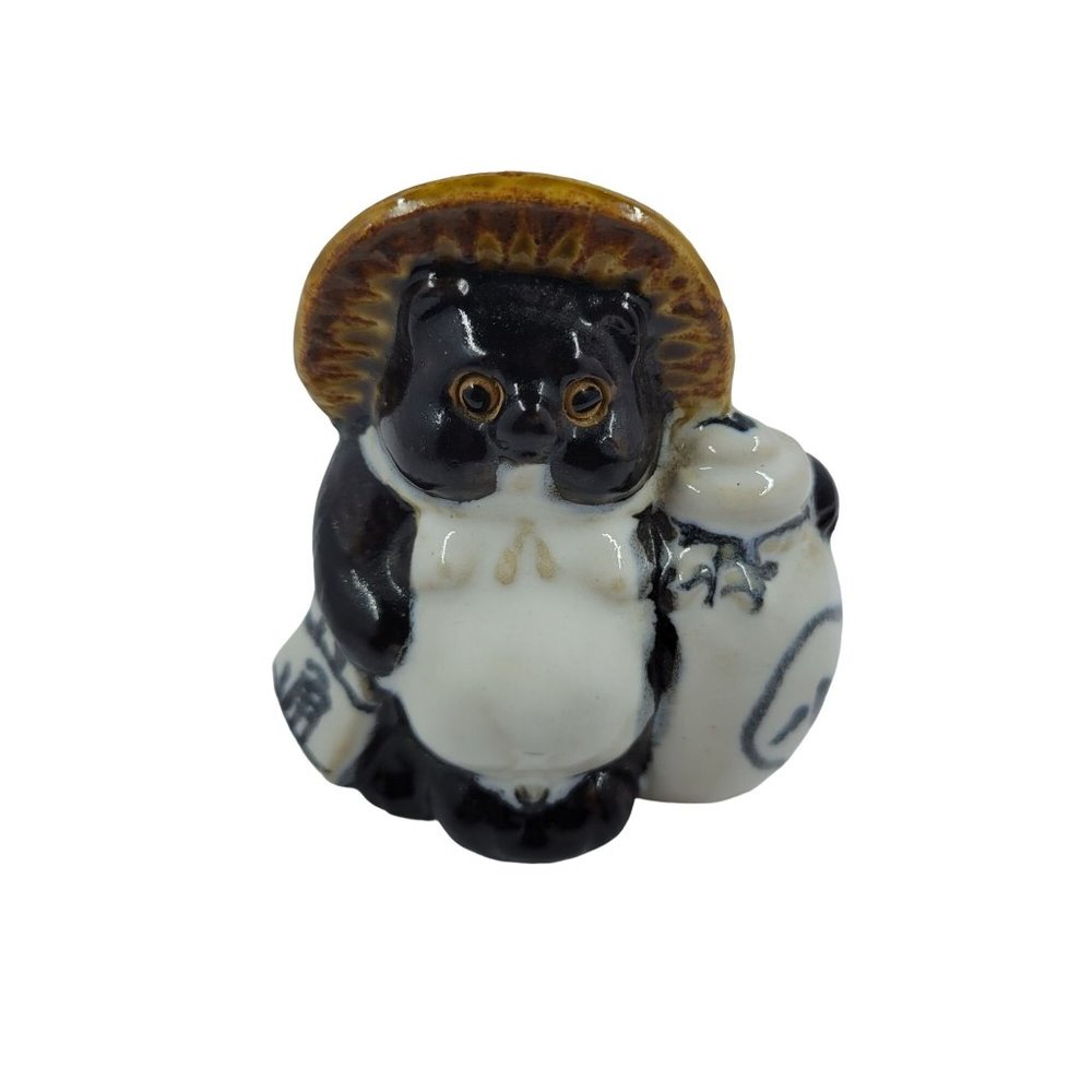 Tanuki Japanese Raccoon Dog Shigaraki Happy from Japan Vintage Cutie Tanuki/ Leg